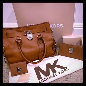 Authentic Michael Kors 3 pc. matching handbag set